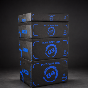 Skrzynie plyometryczne Soft Plyo Box 15–60 cm, zestaw 4 szt.
